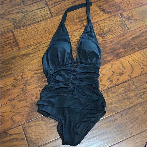 Clotiya Tummy Control Halter Swimsuit sz S (8-10) - Picture 4 of 8